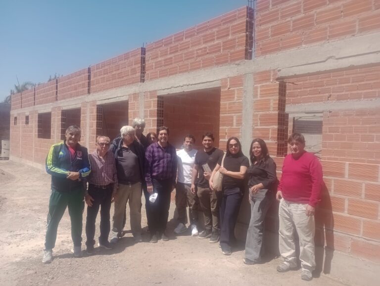 El director de las ADT visitó Nueva Esperanza y recorrió las obras del nuevo edificio de la Agencia